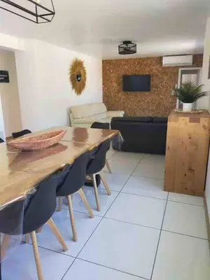Cuisine ou kitchenette dans l'établissement Le 14 maison familiale entre terre et mer