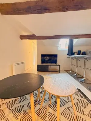 Cuisine ou kitchenette dans l'établissement Coeur Rochelais, Atypique, centre, 5 min du port