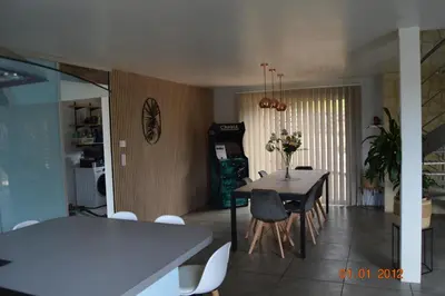 Plan de l'établissement 10 min from Futuroscope, contemporary villa!