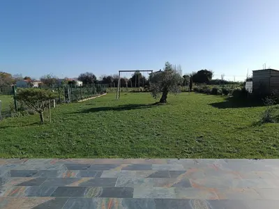 Jardin de l'établissement Maison de vacances avec jardin