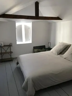Un ou plusieurs lits dans un hébergement de l'établissement La maison de yann