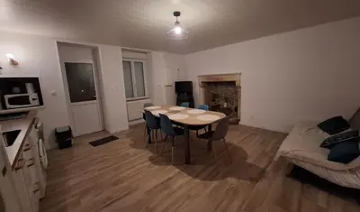 Cuisine ou kitchenette dans l'établissement Gîte à la ferme ''Chez Jean''