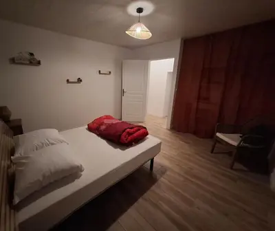 Un ou plusieurs lits dans un hébergement de l'établissement Gîte à la ferme ''Chez Jean''