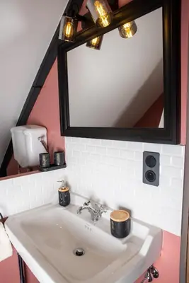 Salle de bains dans l'établissement Chambre Coco
