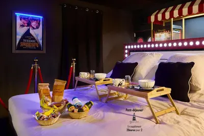 Boissons dans l'établissement Appartement Cinéma Ecran géant & Dolby Atmos