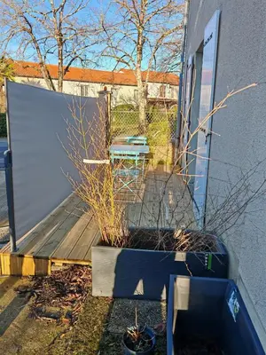 Jardin de l'établissement Super studio à Poitiers