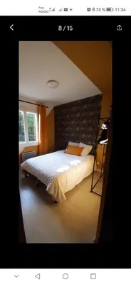 Un ou plusieurs lits dans un hébergement de l'établissement Maison nature
