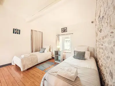 Un ou plusieurs lits dans un hébergement de l'établissement Holiday Home Ile d'Oléron by Interhome