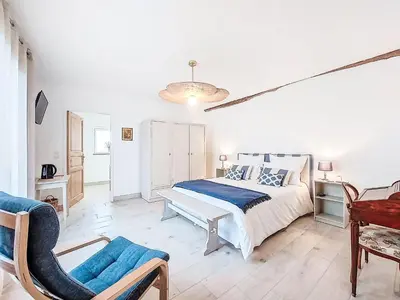 Un ou plusieurs lits dans un hébergement de l'établissement Holiday Home Ile d'Aix by Interhome