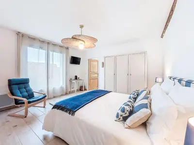 Un ou plusieurs lits dans un hébergement de l'établissement Holiday Home Ile d'Aix by Interhome