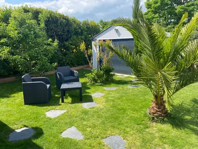 Jardin de l'établissement La Note Bleue - Chambres d'hôtes