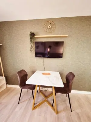 Télévision ou salle de divertissement dans l'établissement Eden Suite Bohème - CHU, Parc des Expos, Parking, Netflix