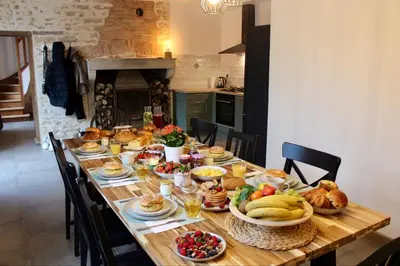 Nourriture dans la maison de vacances ou à proximité