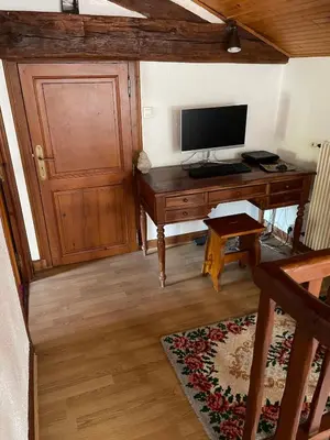Télévision ou salle de divertissement dans l'établissement Gîte à la ferme - 10 personnes