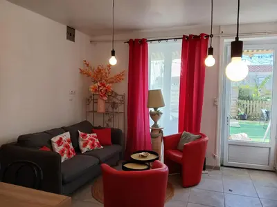 Coin salon dans l'établissement GITE en DEPLACEMENT UNIQUEMENT