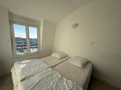 Un ou plusieurs lits dans un hébergement de l'établissement Le Belem - Superbe T3 Face au Port