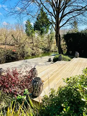 Plan de l'établissement Havre de paix au bord de l'eau avec piscine