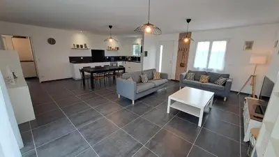 Cuisine ou kitchenette dans l'établissement Maison valdivienne