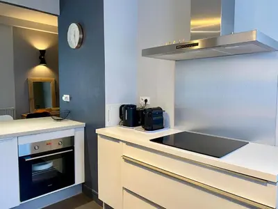 Cuisine ou kitchenette dans l'établissement Le Grand Alphonse - Superbe T4 - 6 pers