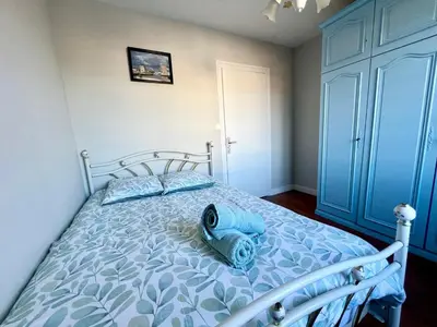 Un ou plusieurs lits dans un hébergement de l'établissement Maison face à mer Châtelaillon-Plage - Vue sur la mer - Parking GRATUIT