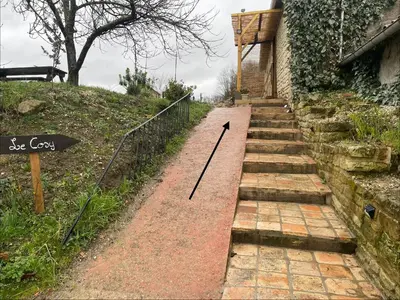 Plan de l'établissement Le Cosy 8km du futuroscope