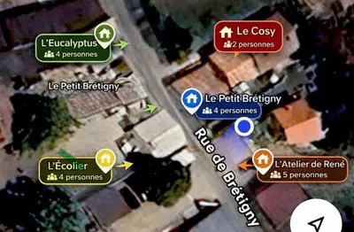 Plan de l'établissement Le Cosy 8km du futuroscope