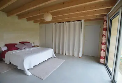 Un ou plusieurs lits dans un hébergement de l'établissement Chambre d'hôtes La Folie