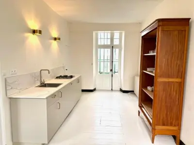 Cuisine ou kitchenette dans l'établissement Villa Paignon Gite