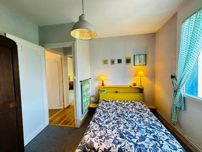 Un ou plusieurs lits dans un hébergement de l'établissement Fouras : Maison pour 6, 100m², Sans Équipement Spécial - FR-1-709-102