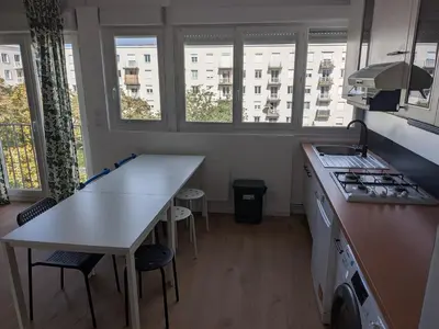 Cuisine ou kitchenette dans l'établissement T4 Hyper Centre agreable et lumineux