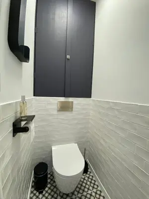 Salle de bains dans l'établissement Appartement de Charme T3 Hyper centre Rochelais