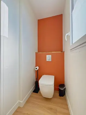Salle de bains dans l'établissement Maison Magnolia Jardin & terrasse proche centre