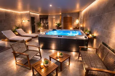 Coin salon dans l'établissement ExSPArience Private Spa Suite