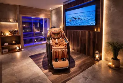 Télévision ou salle de divertissement dans l'établissement ExSPArience Private Spa Suite