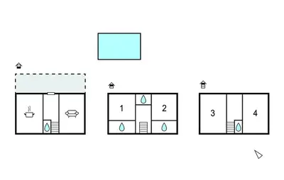 Plan de l'établissement Stunning Home In Chadurie