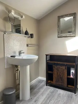 Salle de bains dans l'établissement le gite du vieux puits