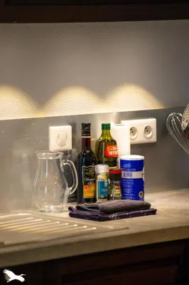 Cuisine ou kitchenette dans l'établissement La Jean Monnet #5 chambres #Parking à proximité