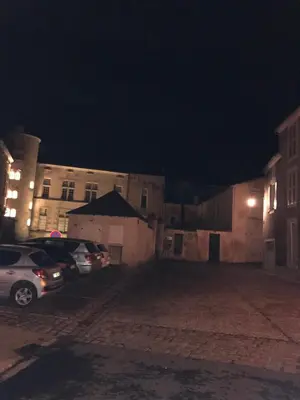 Plan de l'établissement chambre spacieuse dans maison de ville avec jardin