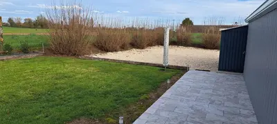 Jardin de l'établissement Gîte du Chemin vert