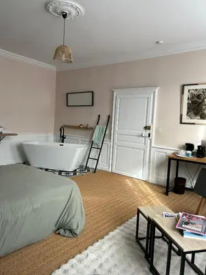 Un ou plusieurs lits dans un hébergement de l'établissement Casa 17 Confolens