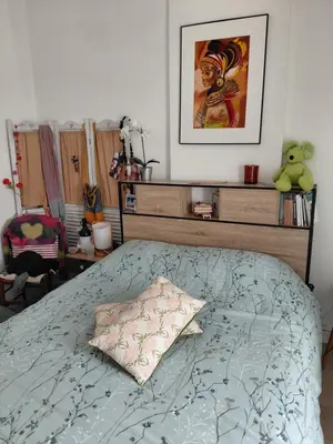 Un ou plusieurs lits dans un hébergement de l'établissement Petite Maison Fourasine à 5mn des plages et du centre ville