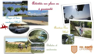 Paysage naturel près de la maison de vacances