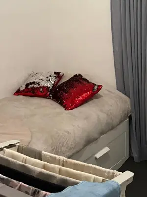 Un ou plusieurs lits dans un hébergement de l'établissement Nuit Paix Turf