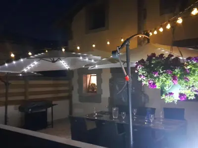 Plan de l'établissement Gites aux Coeurs Joyeux! La Libellule Blanche