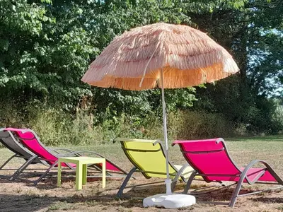 Jardin de l'établissement Gites aux Coeurs Joyeux! La Souris Verte