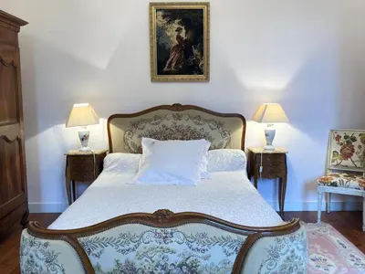 Un ou plusieurs lits dans un hébergement de l'établissement Château Fontclaire