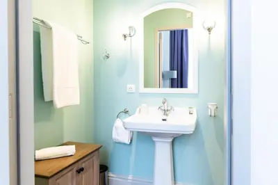 Salle de bains dans l'établissement Hotel Heritage