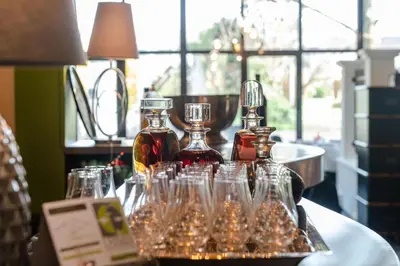 Boissons dans l'établissement Logis Hôtel Restaurant L'Essille