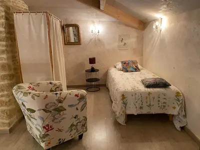 Un ou plusieurs lits dans un hébergement de l'établissement La Maison de Margot