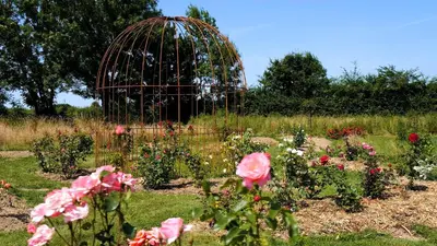 Jardin de l'établissement Gîtes la Bréjolière